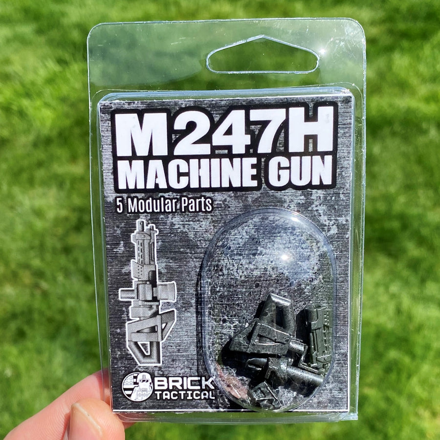 M247H Machine Gun – custom LEGO-compatible minifigure item by BrickTactical, alternate view