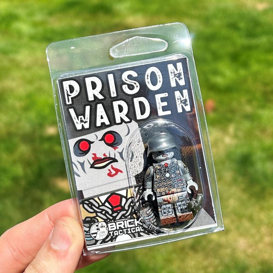 Prison Warden – custom LEGO-compatible minifigure item by BrickTactical, alternate view