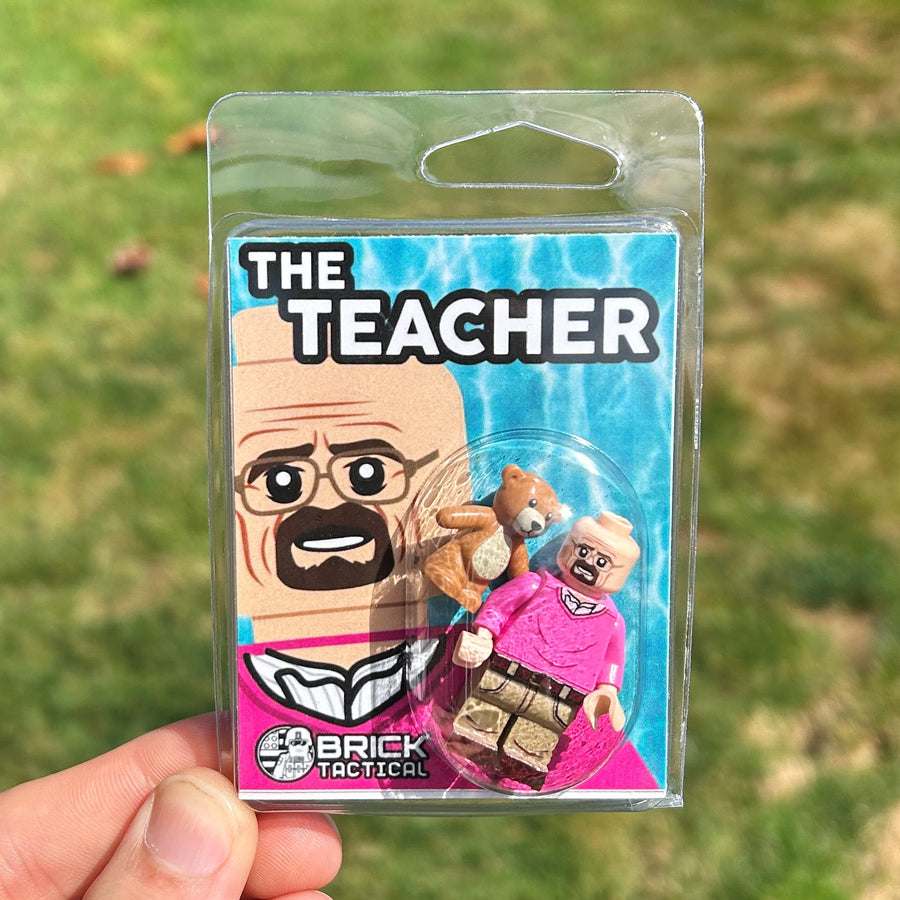 The Teacher – custom LEGO-compatible minifigure item by BrickTactical, alternate view