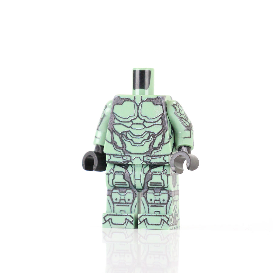 BrickTactical Custom LEGO Minifigure Armor Body Suit Sand Green