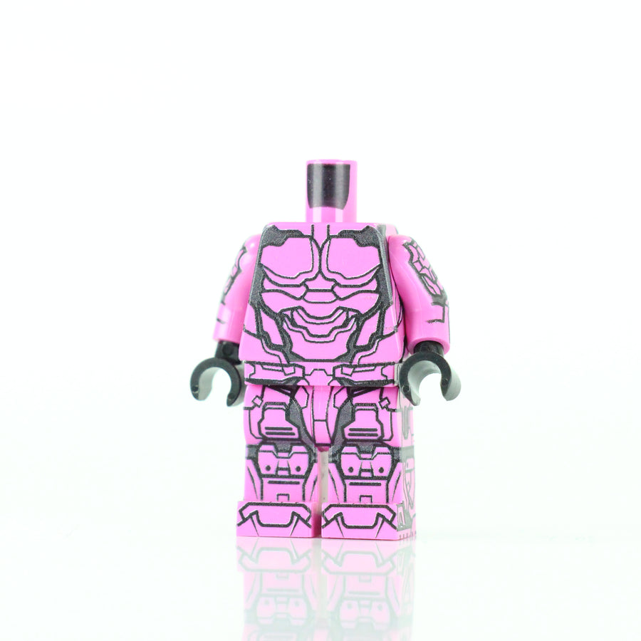 BrickTactical Custom LEGO Minifigure Armor Body Suit Dark Pink