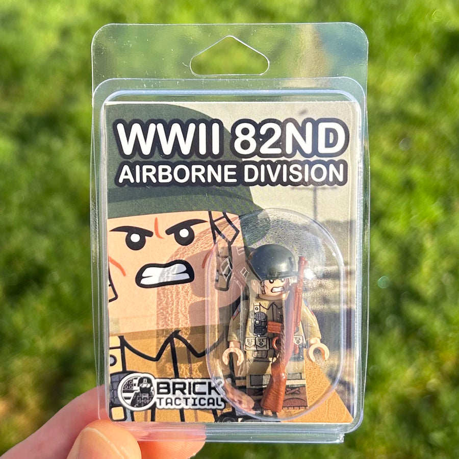 WW2 American 82nd Airborne – custom LEGO-compatible minifigure item by BrickTactical, alternate view