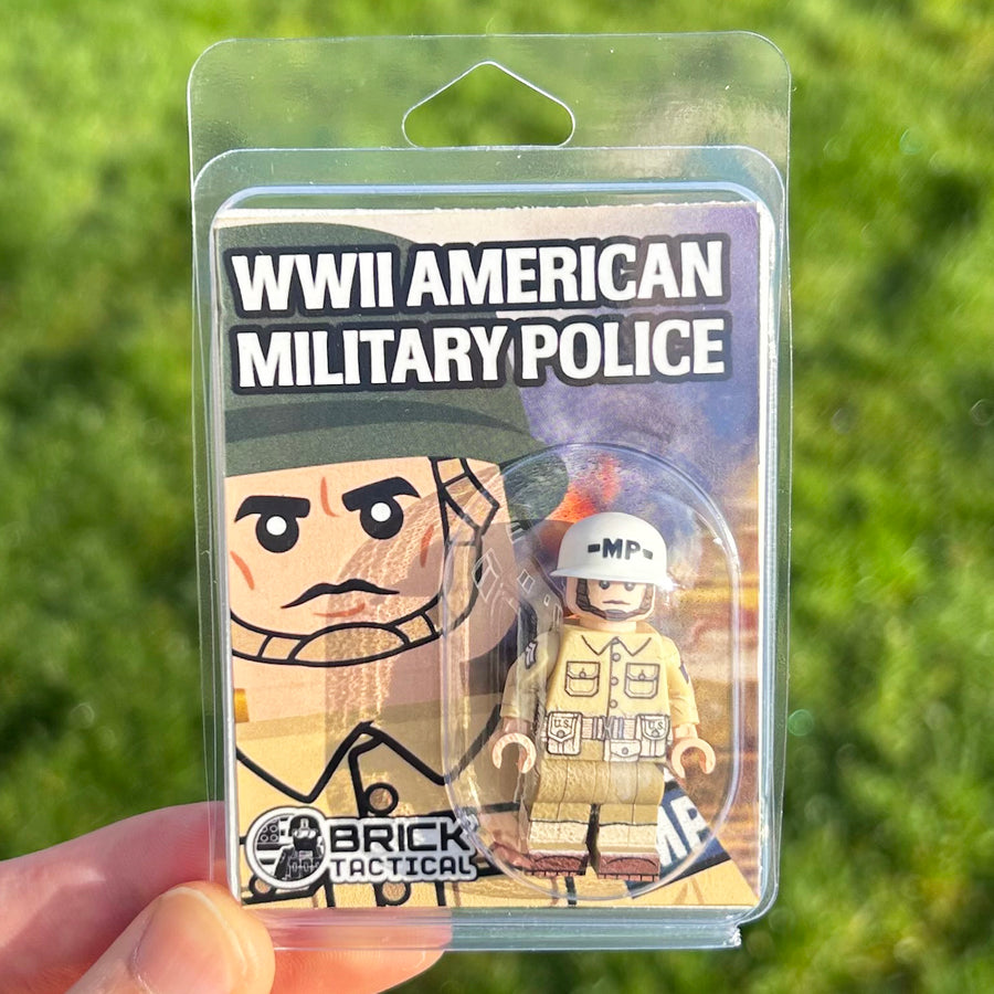 WW2 American Military Police – custom LEGO-compatible minifigure item by BrickTactical, alternate view