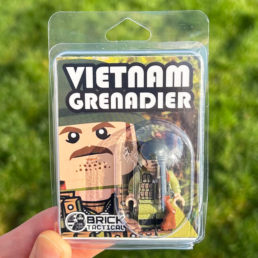 Vietnam Grenadier – custom LEGO-compatible minifigure item by BrickTactical, alternate view
