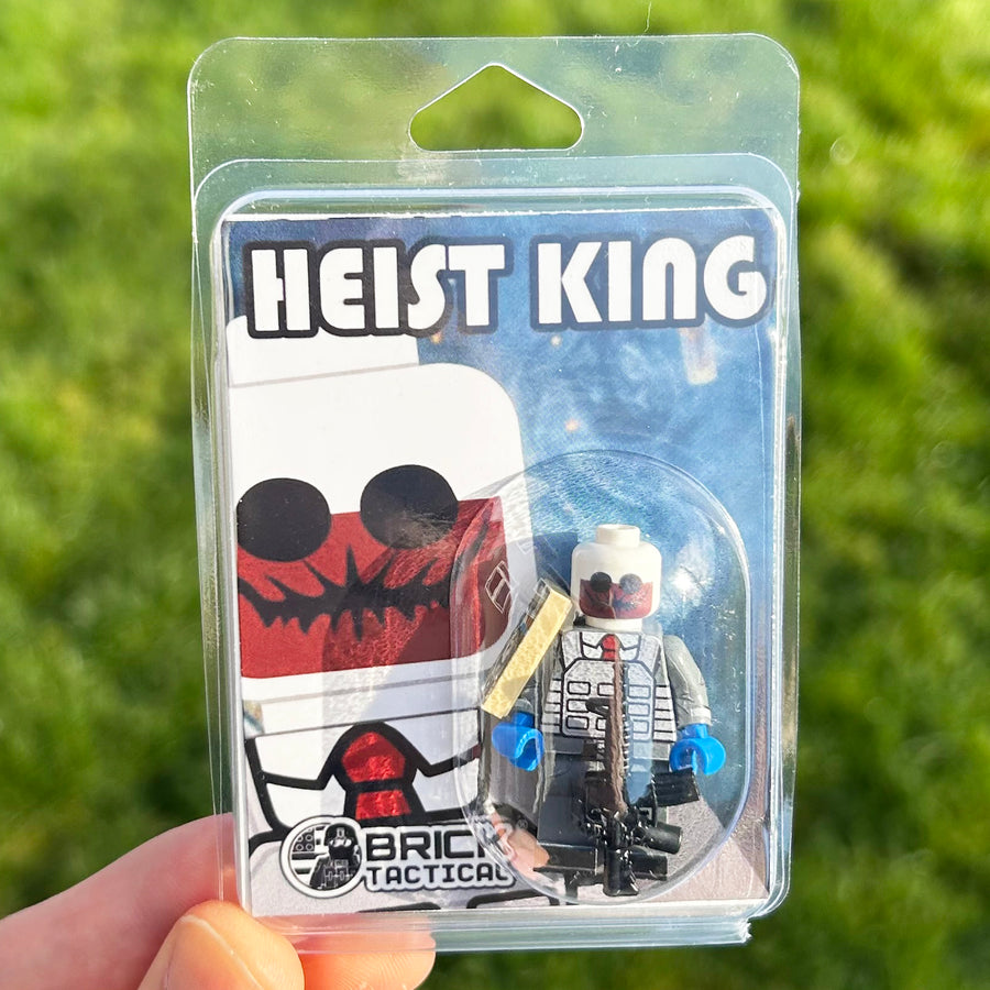 Heist King – custom LEGO-compatible minifigure item by BrickTactical, alternate view