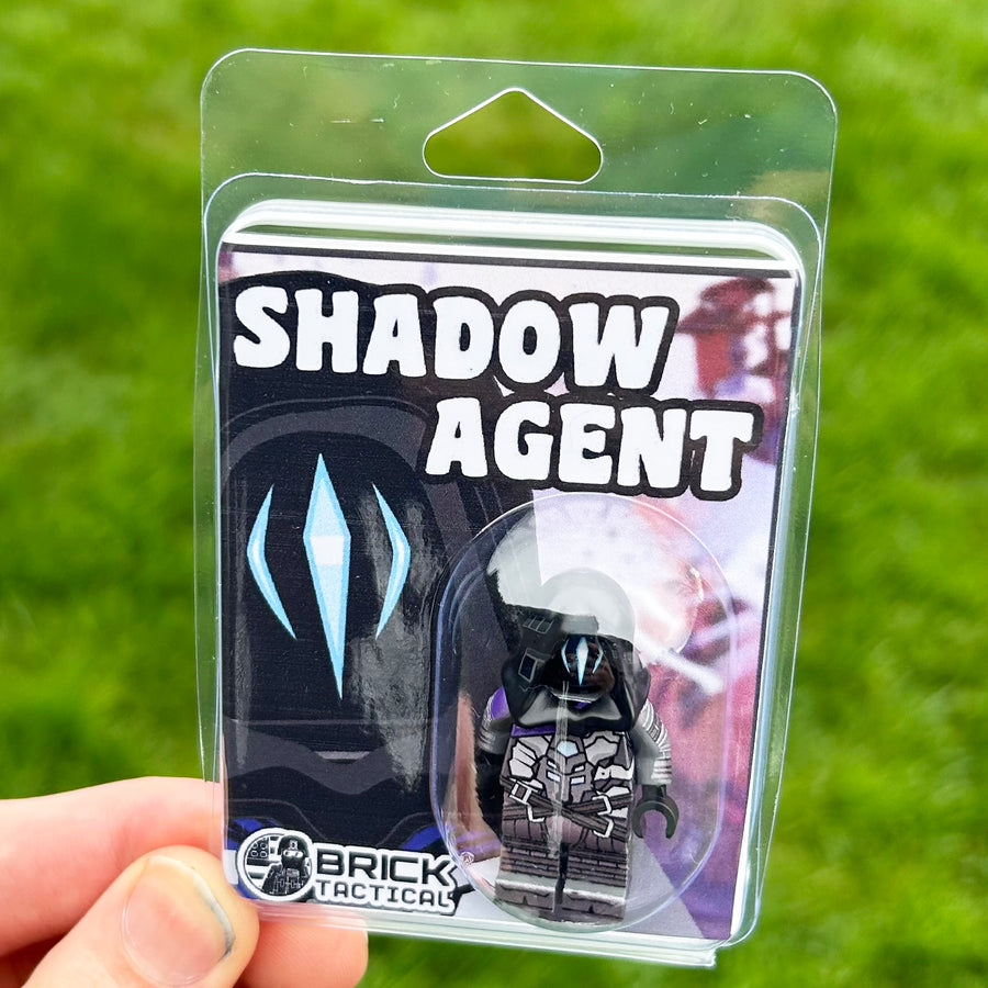 Shadow Agent – custom LEGO-compatible minifigure item by BrickTactical, alternate view