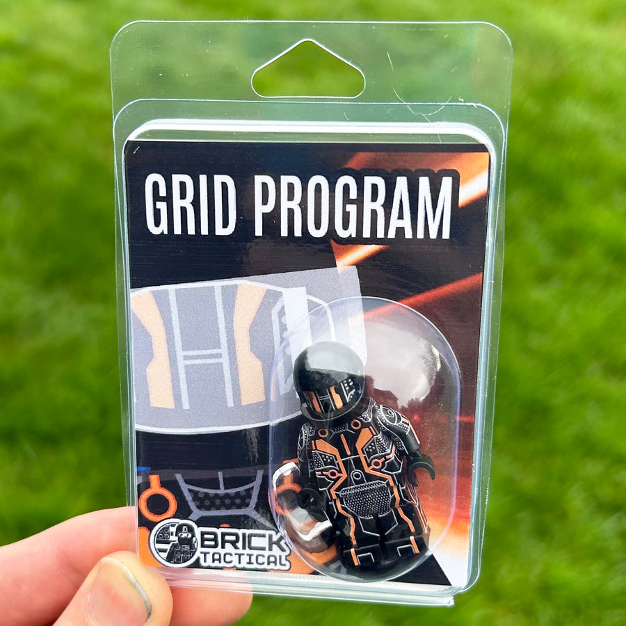 Grid Program – custom LEGO-compatible minifigure item by BrickTactical, alternate view