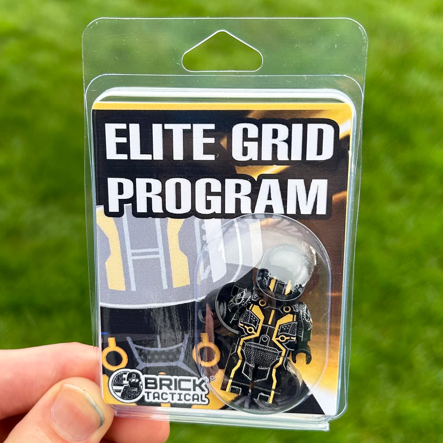 Elite Grid Program – custom LEGO-compatible minifigure item by BrickTactical, alternate view