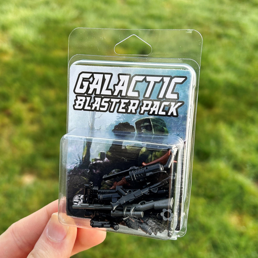 Galactic Blaster Pack – custom LEGO-compatible minifigure item by BrickTactical, alternate view