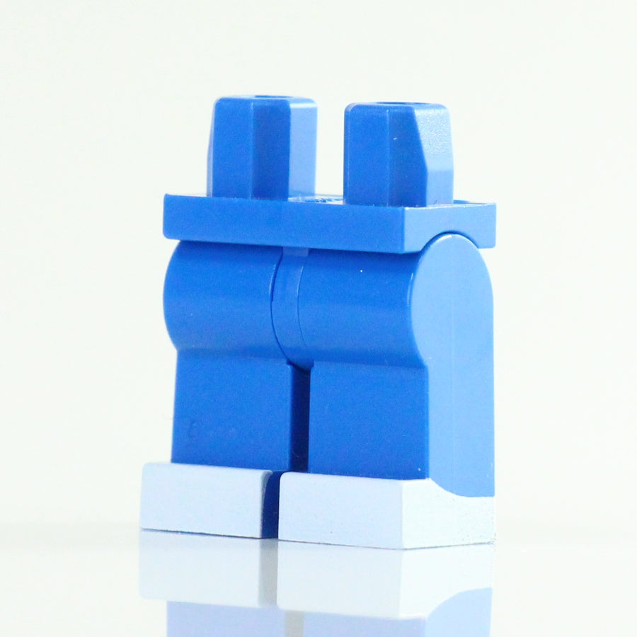 White Boot Legs – custom LEGO-compatible minifigure item by BrickTactical