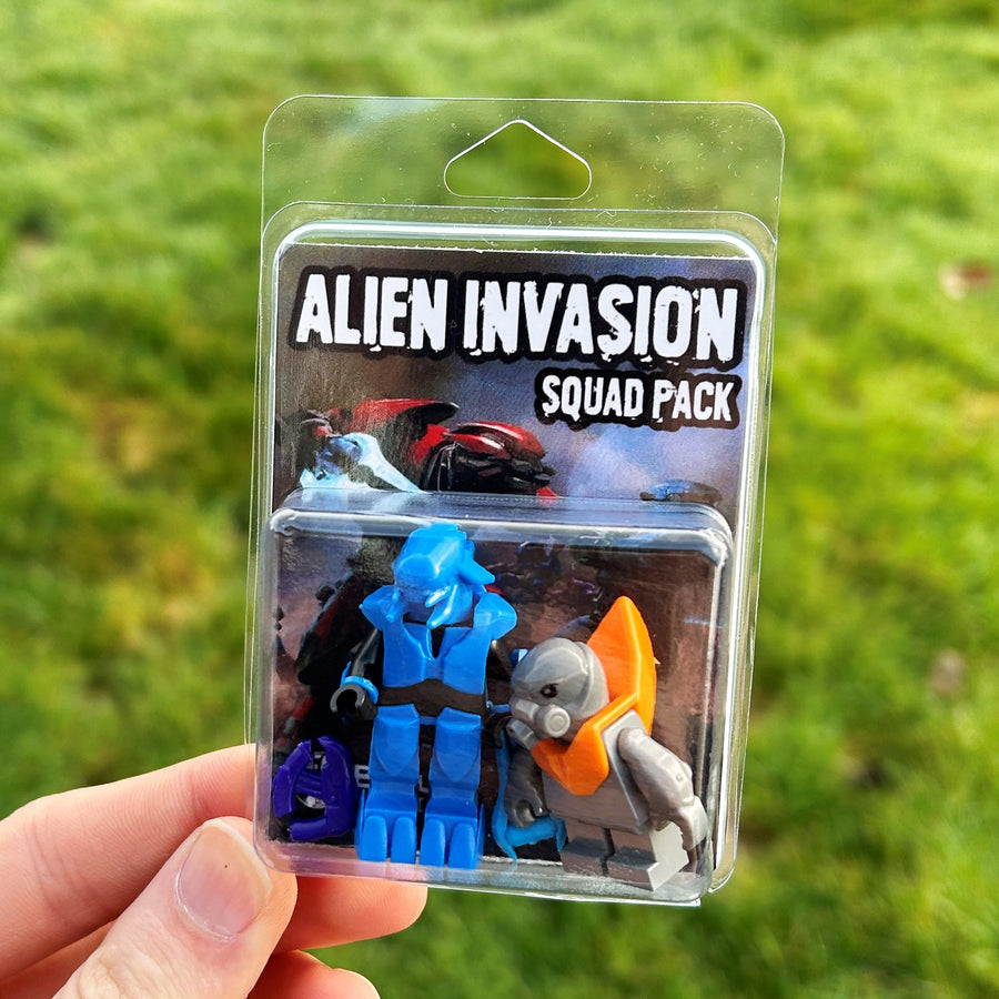 BrickTactical Custom LEGO Minifigures Alien Invasion Squad Pack view 2