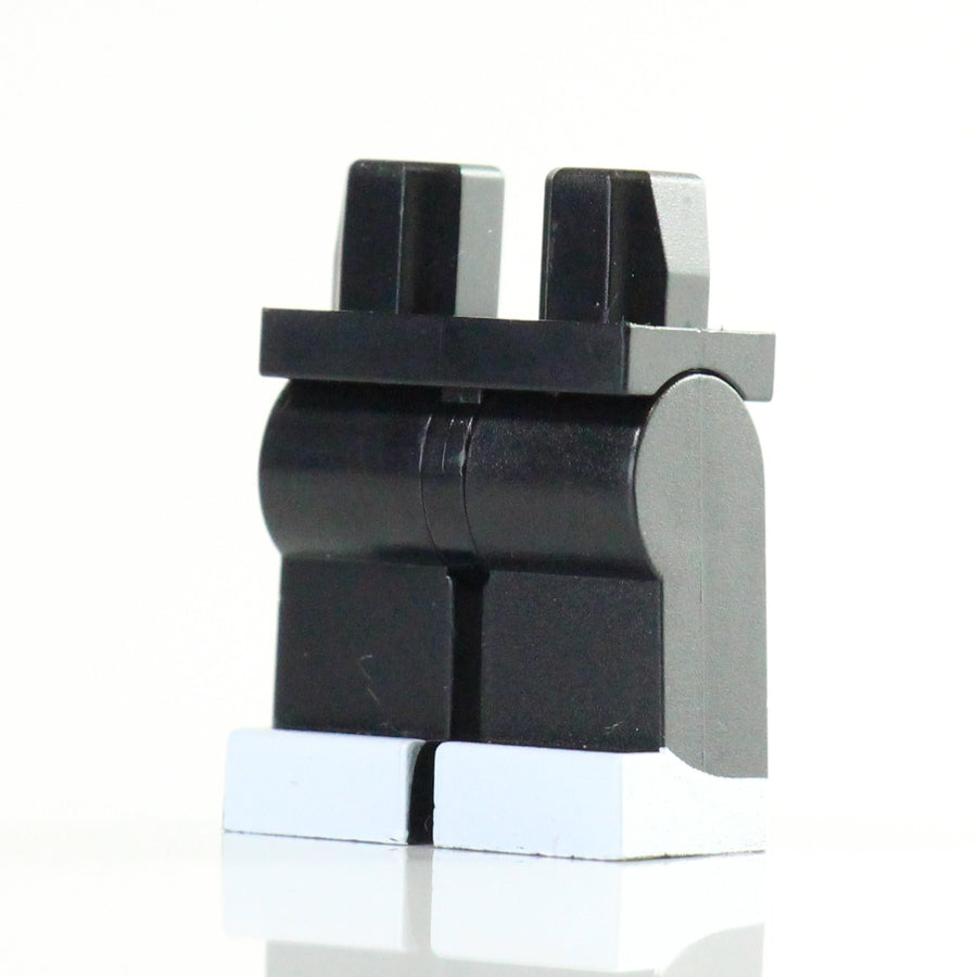 White Boot Legs – custom LEGO-compatible minifigure item by BrickTactical, alternate view