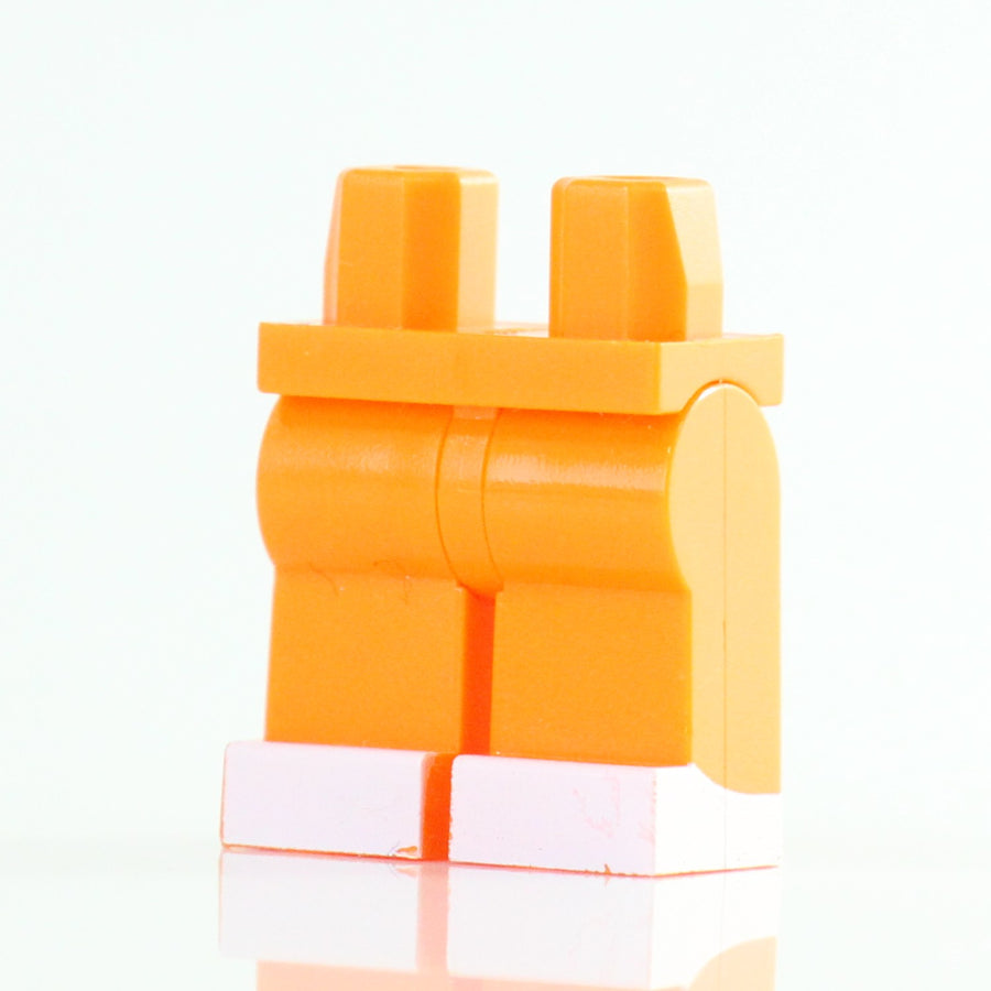 White Boot Legs – custom LEGO-compatible minifigure item by BrickTactical, alternate view