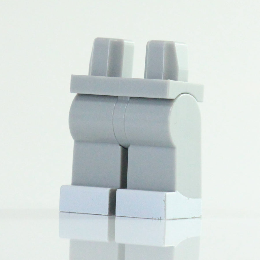White Boot Legs – custom LEGO-compatible minifigure item by BrickTactical, alternate view