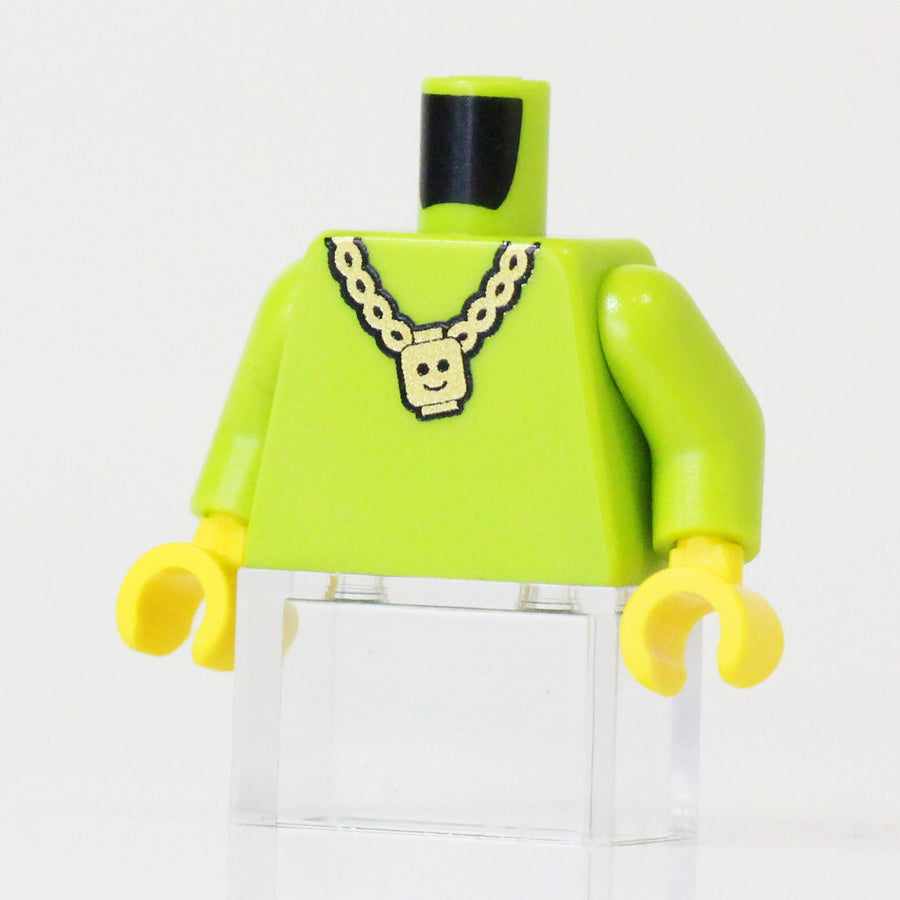 Minifig Head Chain Torso – custom LEGO-compatible minifigure item by BrickTactical, alternate view