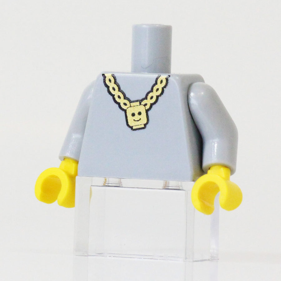 Minifig Head Chain Torso – custom LEGO-compatible minifigure item by BrickTactical, alternate view