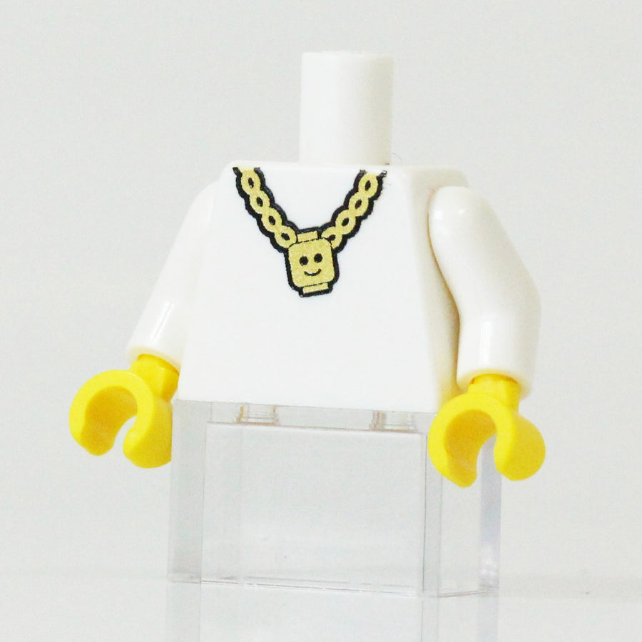 Minifig Head Chain Torso – custom LEGO-compatible minifigure item by BrickTactical, alternate view