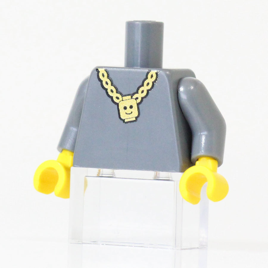 Minifig Head Chain Torso – custom LEGO-compatible minifigure item by BrickTactical, alternate view