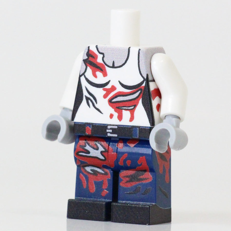 Female Zombie Body #3 – custom LEGO-compatible minifigure item by BrickTactical