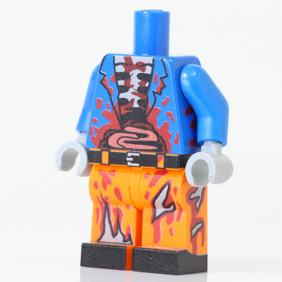 Zombie Body #4 – custom LEGO-compatible minifigure item by BrickTactical