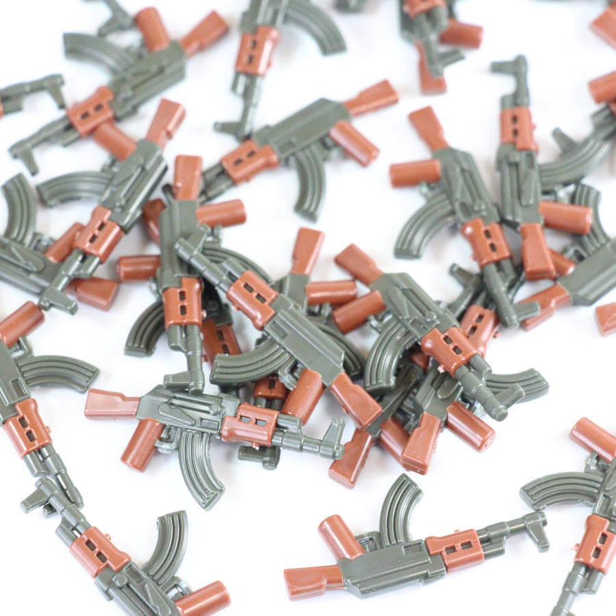 Overmolded AK47 – custom LEGO-compatible minifigure item by BrickTactical, view 8
