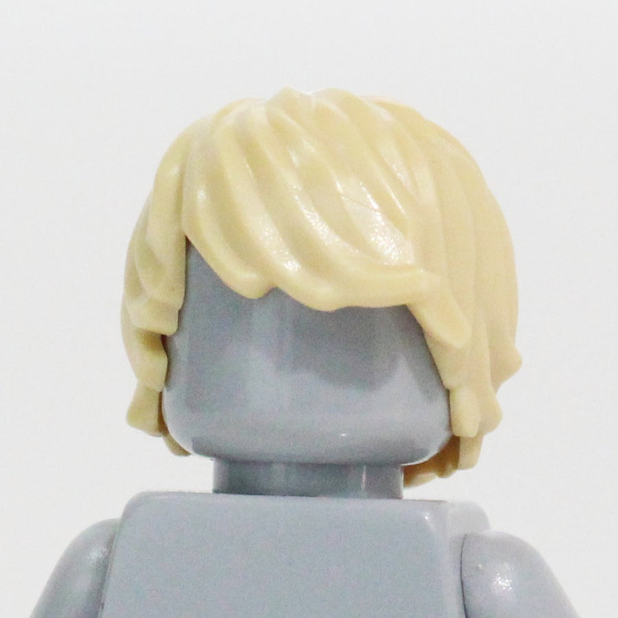 Long Hair (Tan) – custom LEGO-compatible minifigure item by BrickTactical