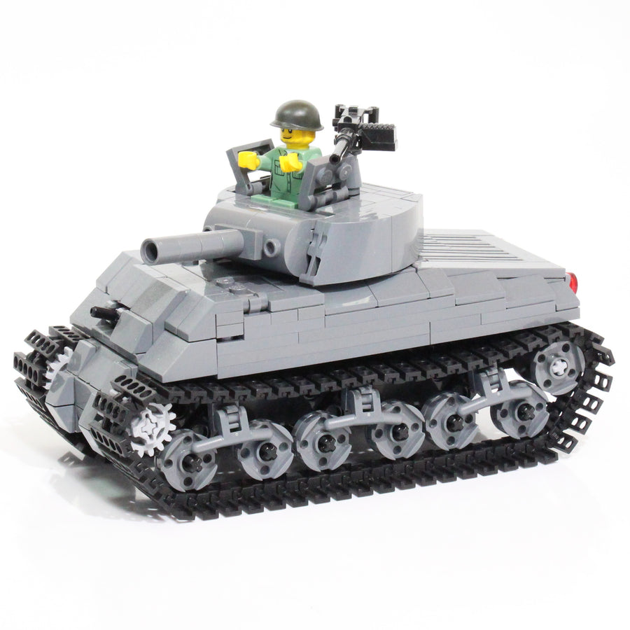M4 Sherman Tank – custom LEGO-compatible minifigure item by BrickTactical, alternate view
