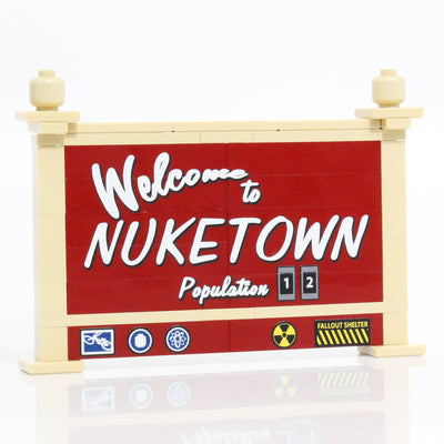 Welcome Sign – custom LEGO-compatible minifigure item by BrickTactical