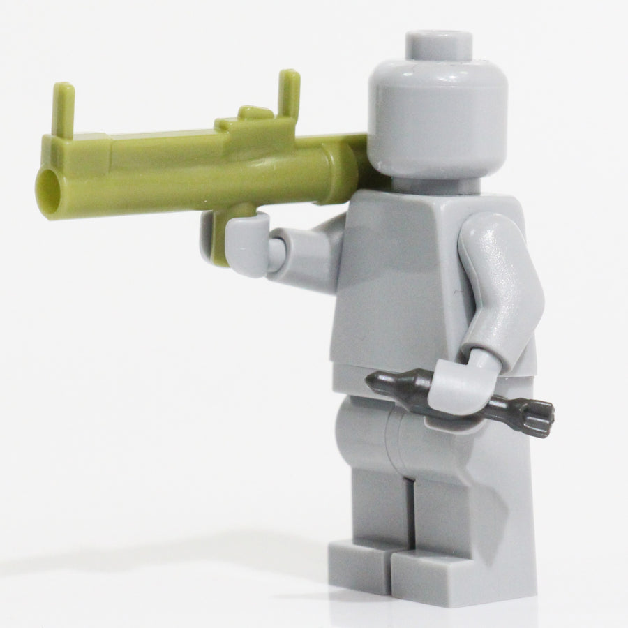 BT72 LAW Rocket Launcher w/ Rocket – custom LEGO-compatible minifigure item by BrickTactical, alternate view