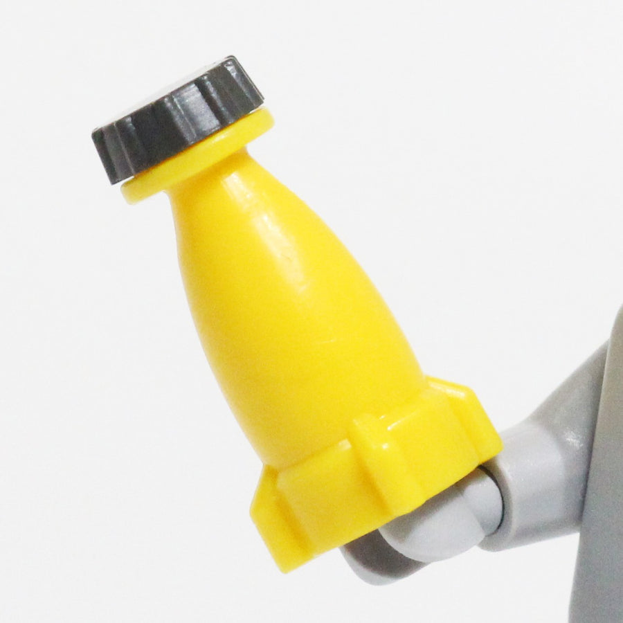 Cola Bottle (Yellow) – custom LEGO-compatible minifigure item by BrickTactical