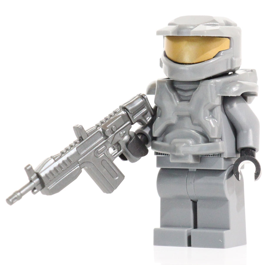 Space Marine (Grey) – custom LEGO-compatible minifigure item by BrickTactical