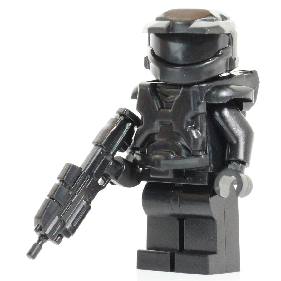 Murdered Out Space Marine – custom LEGO-compatible minifigure item by BrickTactical
