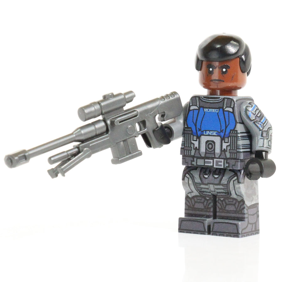 Space Marine Sniper – custom LEGO-compatible minifigure item by BrickTactical