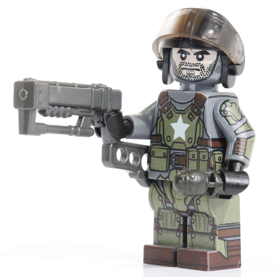 Wasteland Mercenary – custom LEGO-compatible minifigure item by BrickTactical