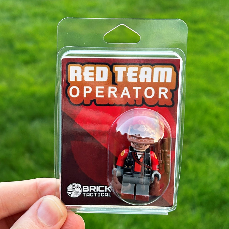 Sniper (Red) – custom LEGO-compatible minifigure item by BrickTactical, alternate view