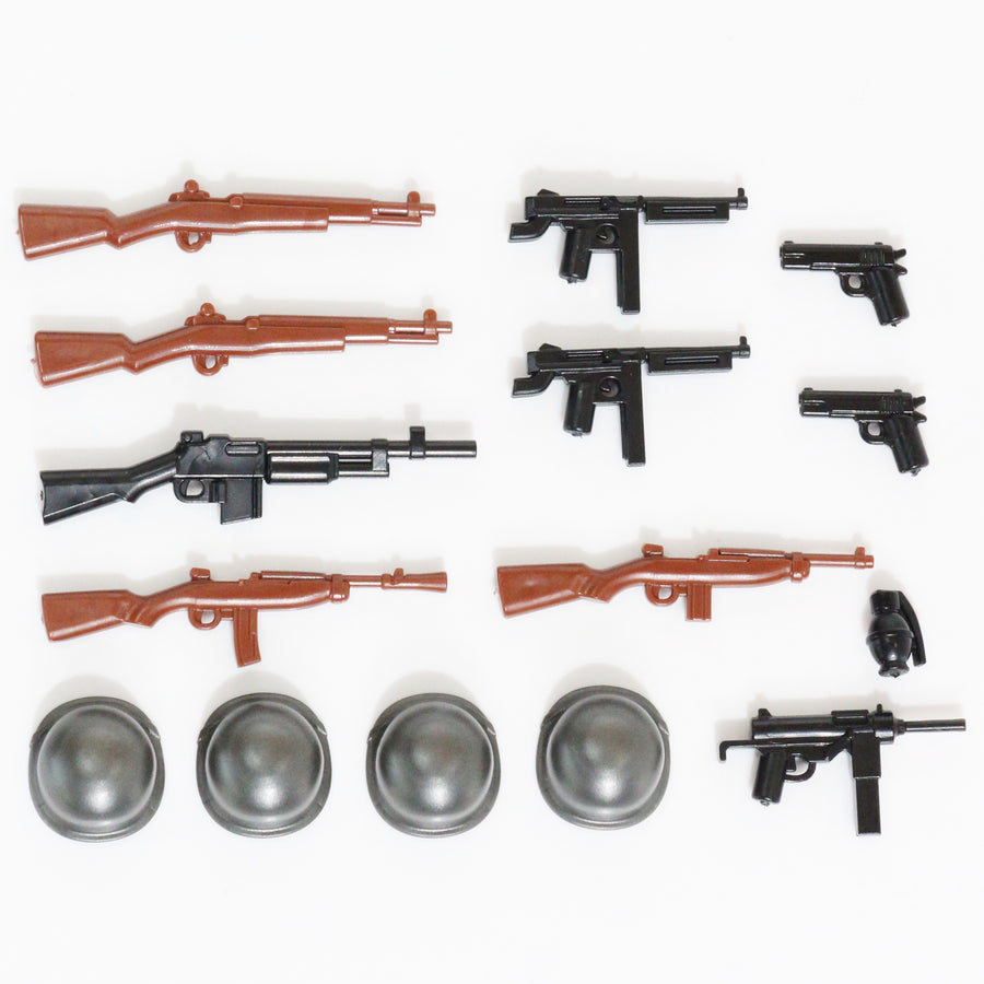 WW2 Weapon Pack – custom LEGO-compatible minifigure item by BrickTactical