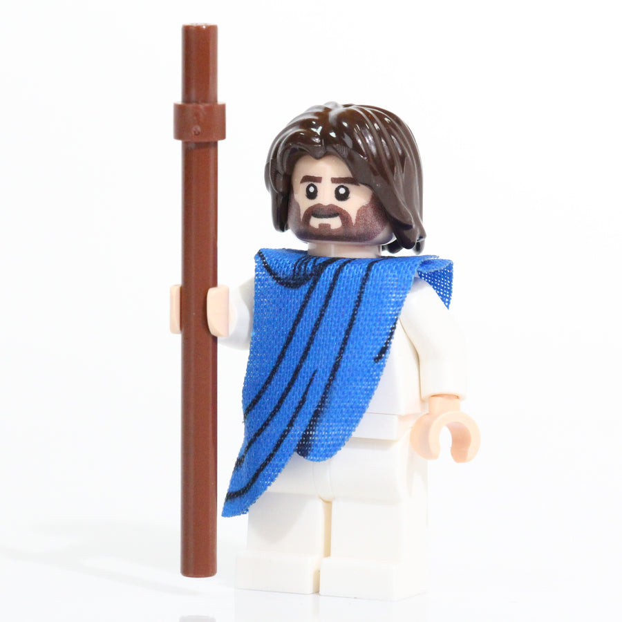 Jesus (Blue Robe) – custom LEGO-compatible minifigure item by BrickTactical