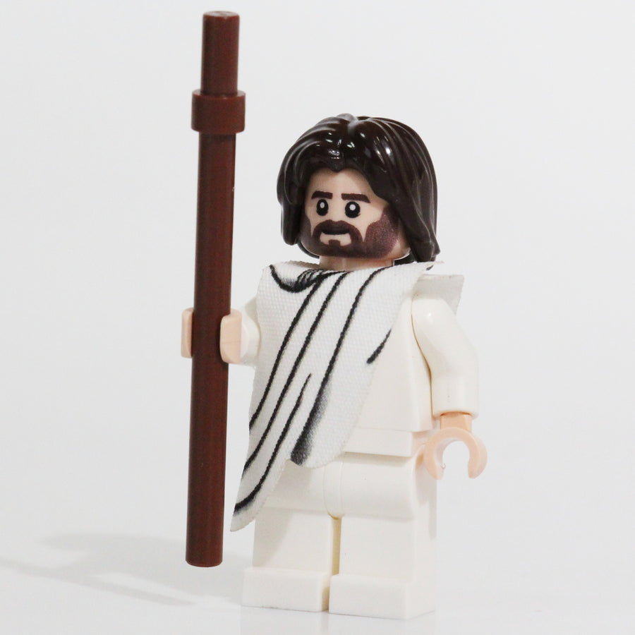 Jesus (White Robe) – custom LEGO-compatible minifigure item by BrickTactical