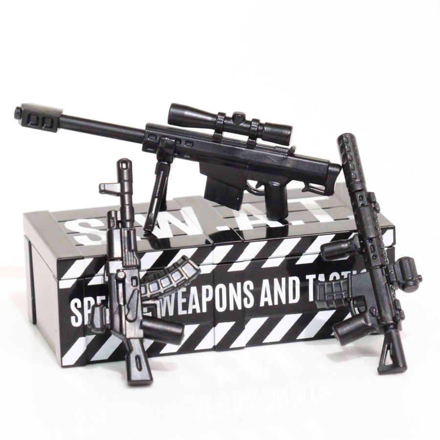 SWAT Loadout Crate – custom LEGO-compatible minifigure item by BrickTactical, alternate view