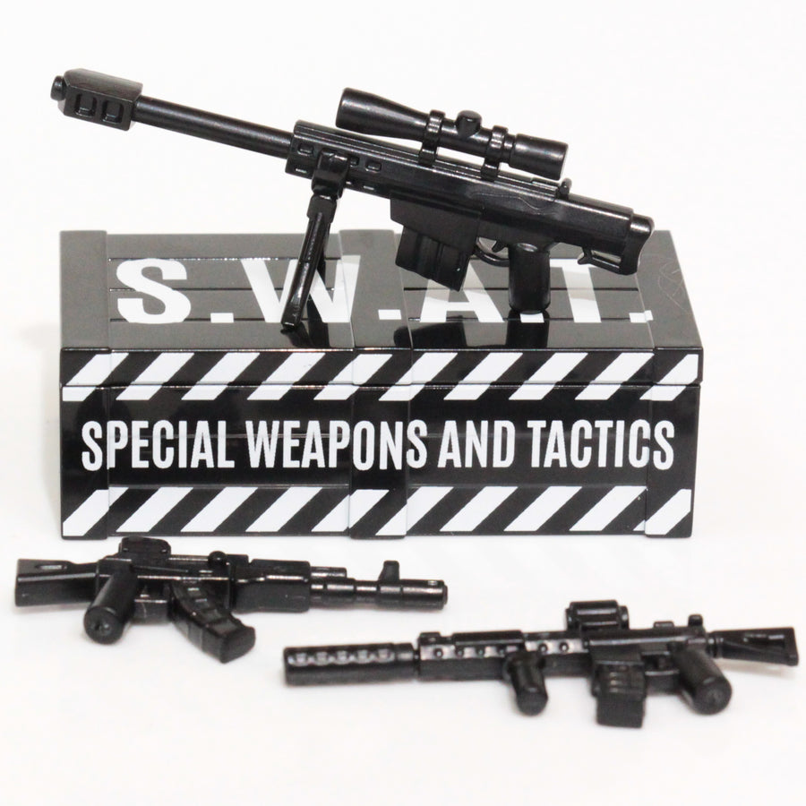 SWAT Loadout Crate – custom LEGO-compatible minifigure item by BrickTactical