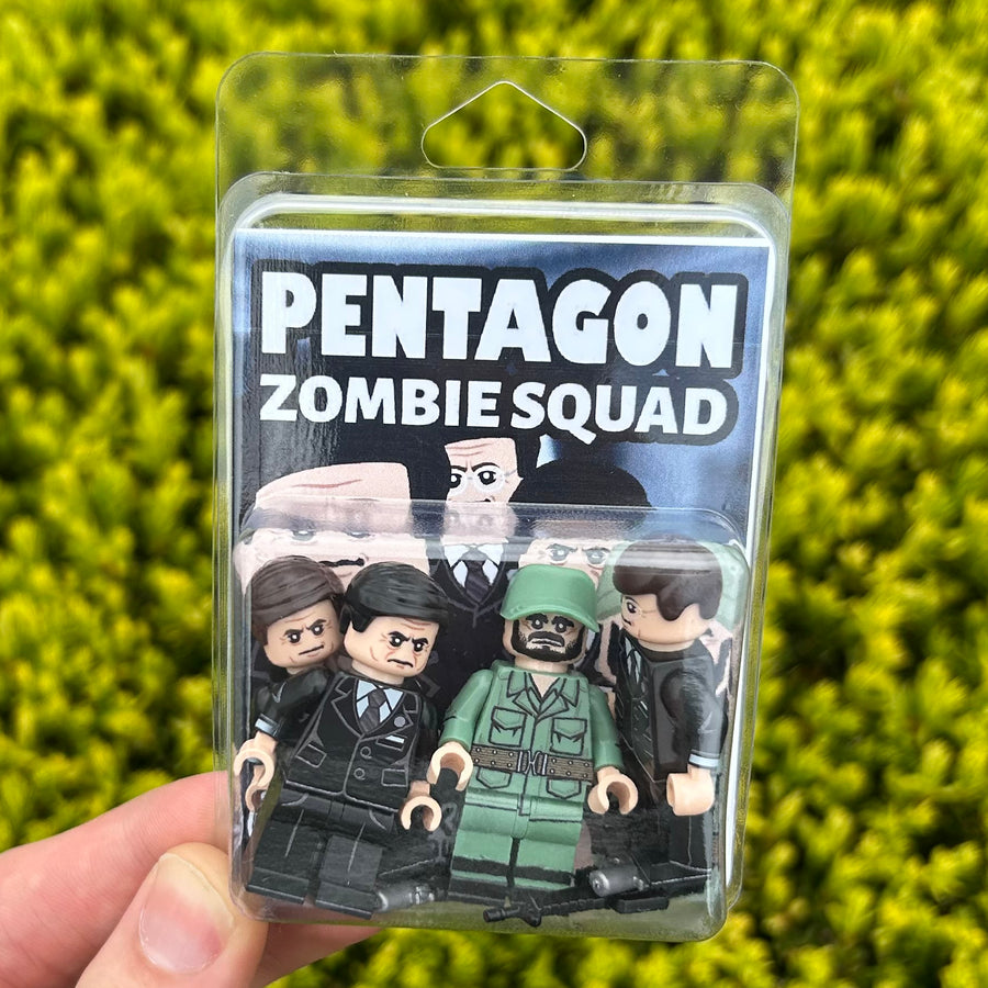 Pentagon Zombie Squad – custom LEGO-compatible minifigure item by BrickTactical, alternate view