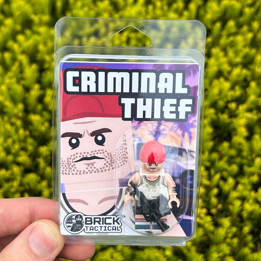 Criminal Thief – custom LEGO-compatible minifigure item by BrickTactical, alternate view