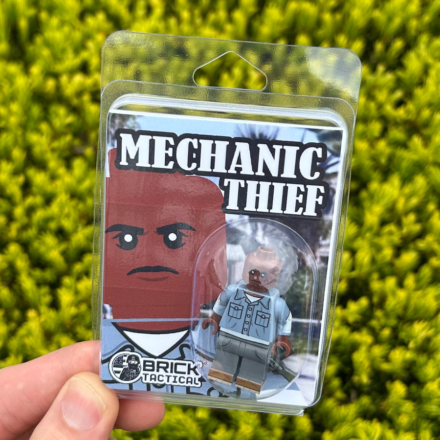 Mechanic Thief – custom LEGO-compatible minifigure item by BrickTactical, alternate view