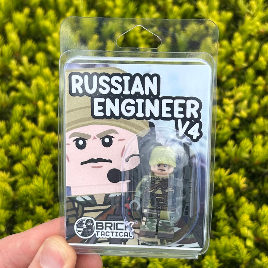 Russian Engineer V4 – custom LEGO-compatible minifigure item by BrickTactical, alternate view