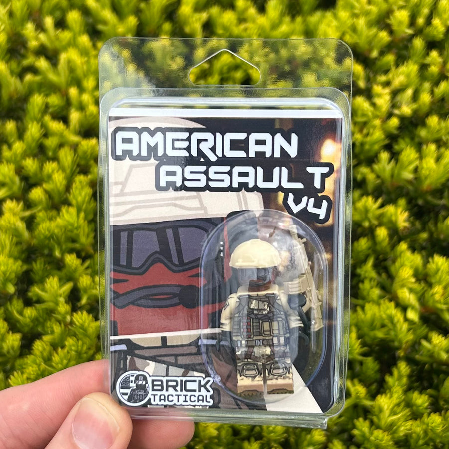 BrickTactical Custom LEGO Minifigure American Assault V4 view 3
