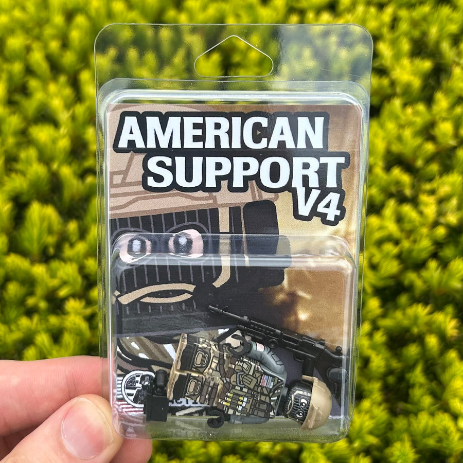 BrickTactical Custom LEGO Minifigure American Support V4 view 3