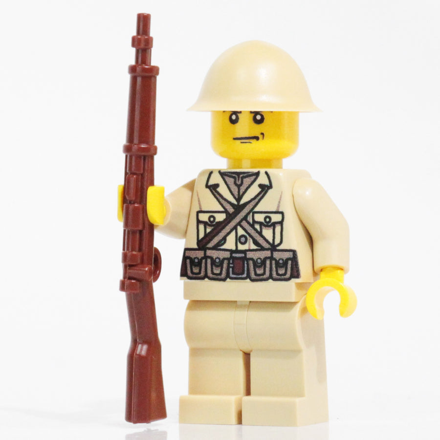 WW2 Japanese SMG Gunner – custom LEGO-compatible minifigure item by BrickTactical