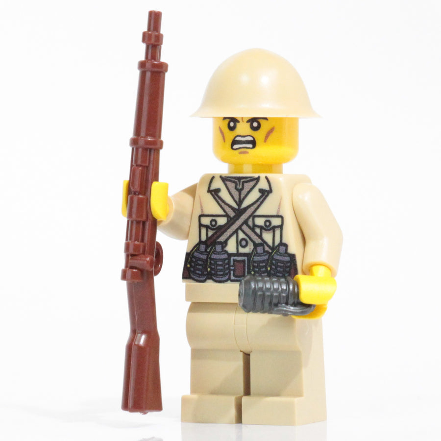 WW2 Japanese Mortar Crew – custom LEGO-compatible minifigure item by BrickTactical