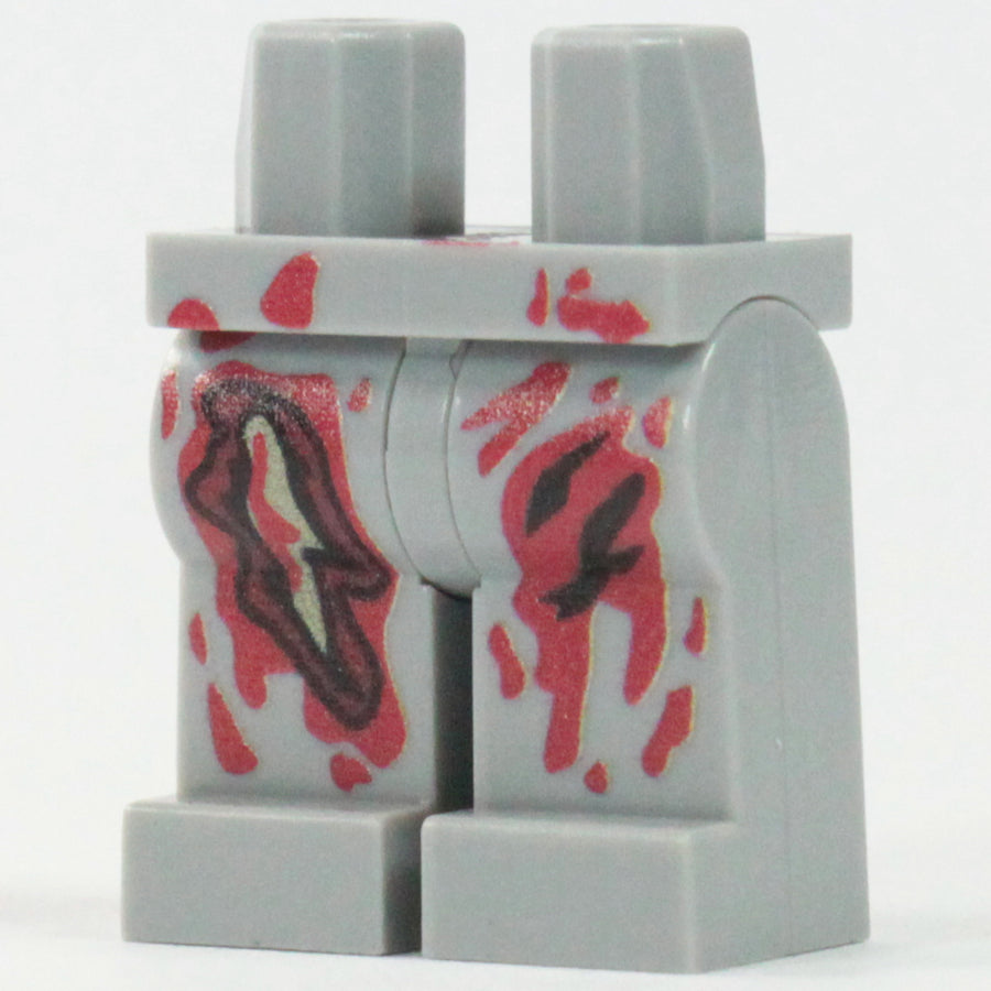 Zombie Legs - Light Bluish Grey – custom LEGO-compatible minifigure item by BrickTactical