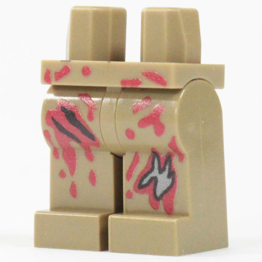 Zombie Legs - Dark Tan – custom LEGO-compatible minifigure item by BrickTactical